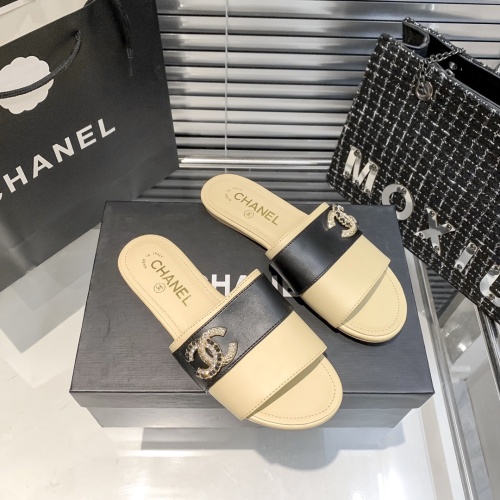 Wholesale Chanel Slippers For Women #1216347 $56.00 USD, Wholesale Quality Replica Chanel Slippers