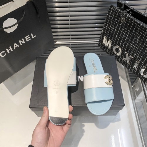 Replica Chanel Slippers For Women #1216348 $56.00 USD for Wholesale