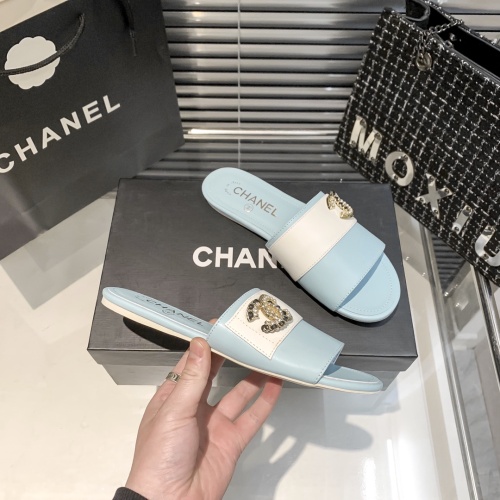 Replica Chanel Slippers For Women #1216348 $56.00 USD for Wholesale