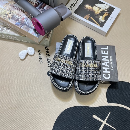 Wholesale Chanel Slippers For Women #1216349 $64.00 USD, Wholesale Quality Replica Chanel Slippers