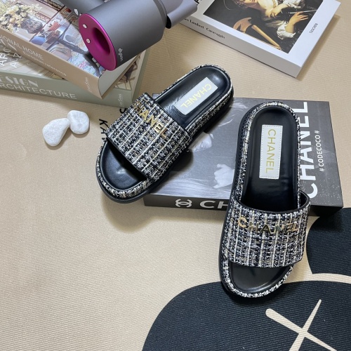 Replica Chanel Slippers For Women #1216349 $64.00 USD for Wholesale