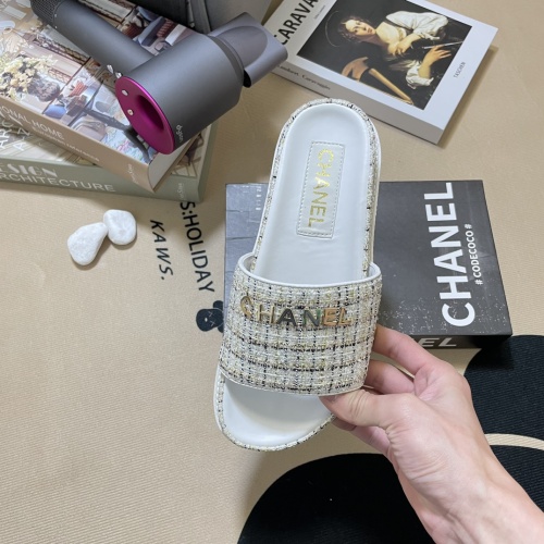 Replica Chanel Slippers For Women #1216350 $64.00 USD for Wholesale