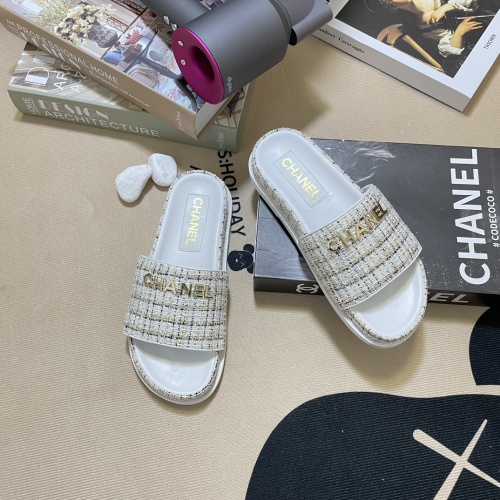 Replica Chanel Slippers For Women #1216350 $64.00 USD for Wholesale