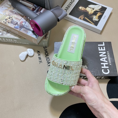 Replica Chanel Slippers For Women #1216351 $64.00 USD for Wholesale