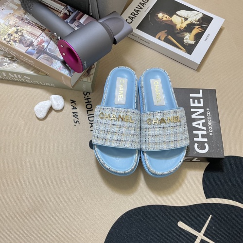 Wholesale Chanel Slippers For Women #1216352 $64.00 USD, Wholesale Quality Replica Chanel Slippers