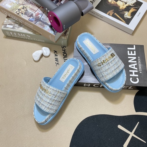 Replica Chanel Slippers For Women #1216352 $64.00 USD for Wholesale