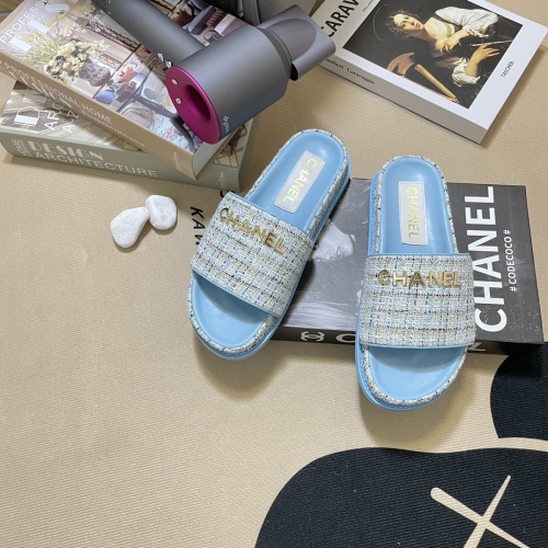 Replica Chanel Slippers For Women #1216352 $64.00 USD for Wholesale