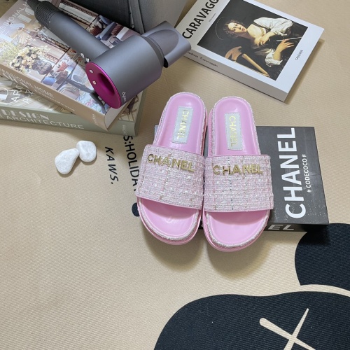 Wholesale Chanel Slippers For Women #1216354 $64.00 USD, Wholesale Quality Replica Chanel Slippers