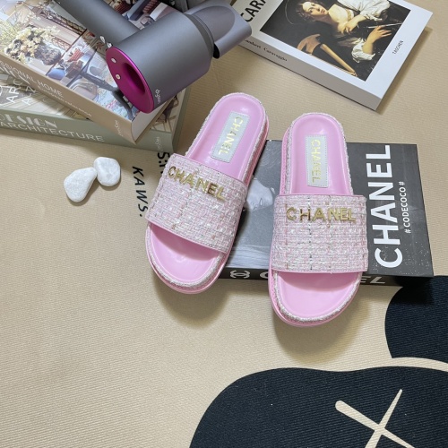 Replica Chanel Slippers For Women #1216354 $64.00 USD for Wholesale