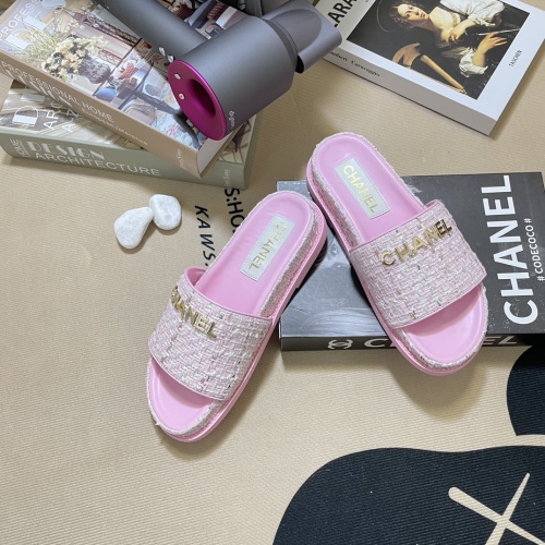 Replica Chanel Slippers For Women #1216354 $64.00 USD for Wholesale