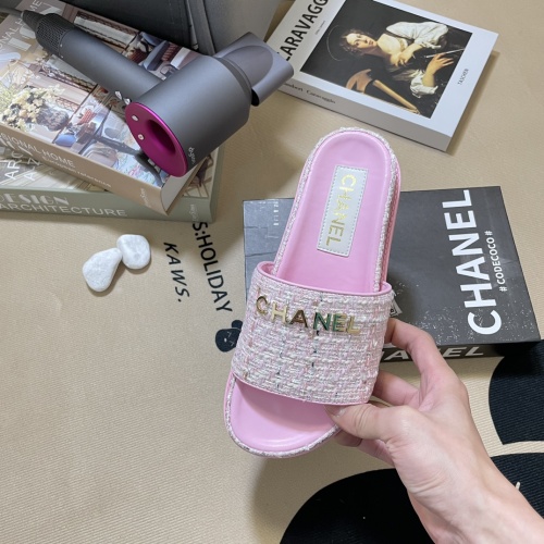 Replica Chanel Slippers For Women #1216354 $64.00 USD for Wholesale