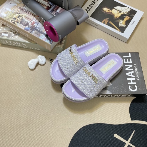 Replica Chanel Slippers For Women #1216355 $64.00 USD for Wholesale