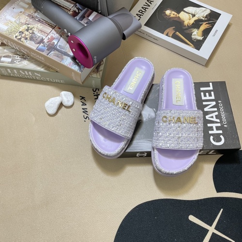 Replica Chanel Slippers For Women #1216355 $64.00 USD for Wholesale