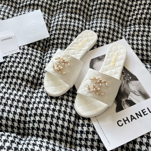 Replica Chanel Slippers For Women #1216360 $56.00 USD for Wholesale