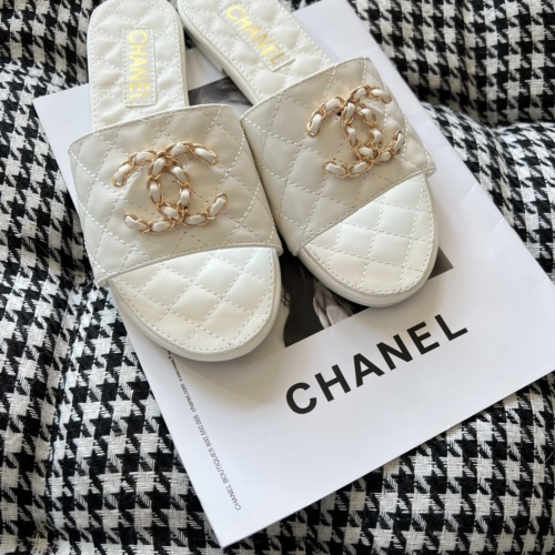 Replica Chanel Slippers For Women #1216360 $56.00 USD for Wholesale