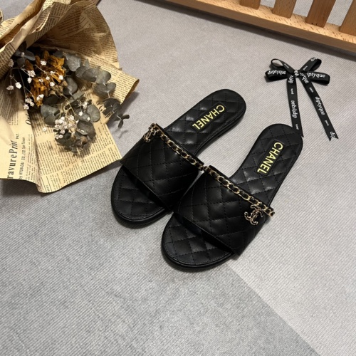 Wholesale Chanel Slippers For Women #1216366 $56.00 USD, Wholesale Quality Replica Chanel Slippers