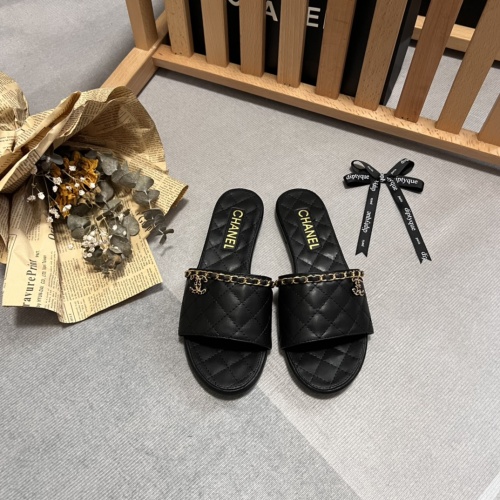 Replica Chanel Slippers For Women #1216366 $56.00 USD for Wholesale