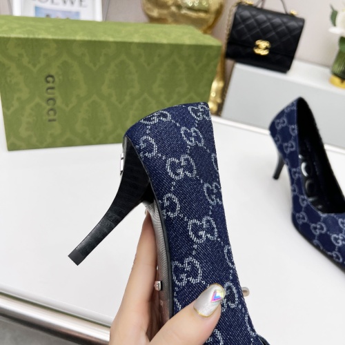 Replica Gucci High-Heeled Shoes For Women #1216370 $72.00 USD for Wholesale