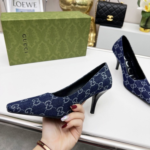 Replica Gucci High-Heeled Shoes For Women #1216370 $72.00 USD for Wholesale