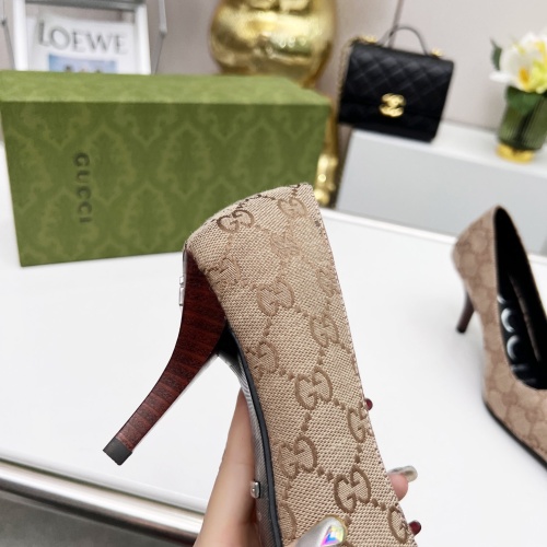 Replica Gucci High-Heeled Shoes For Women #1216371 $72.00 USD for Wholesale