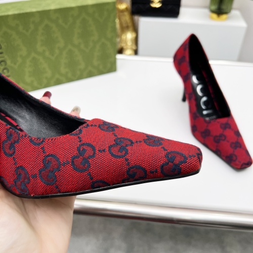 Replica Gucci High-Heeled Shoes For Women #1216372 $72.00 USD for Wholesale