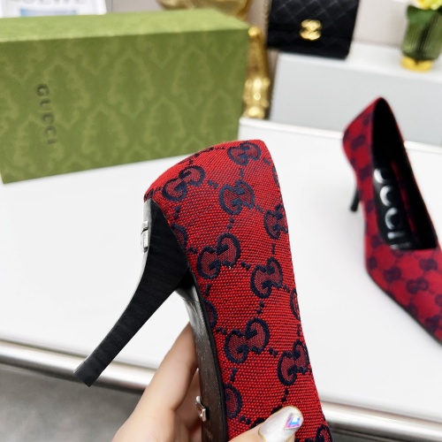 Replica Gucci High-Heeled Shoes For Women #1216372 $72.00 USD for Wholesale