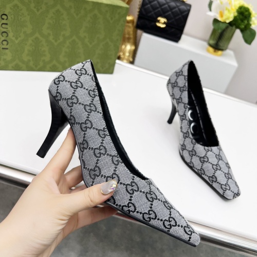 Replica Gucci High-Heeled Shoes For Women #1216373 $72.00 USD for Wholesale