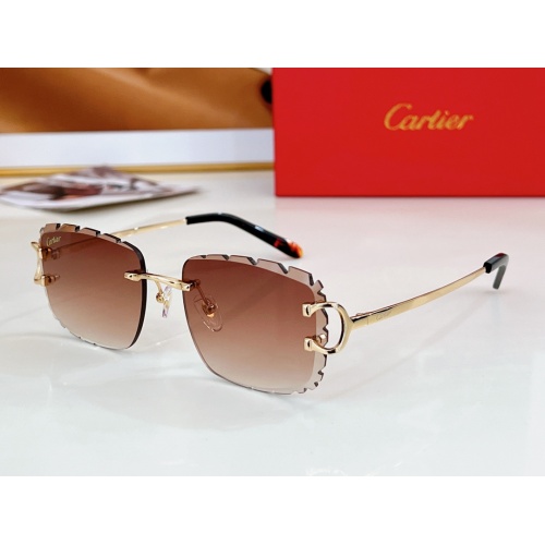 Wholesale Cartier AAA Quality Sunglassess #1216395 $56.00 USD, Wholesale Quality Replica Cartier AAA Quality Sunglassess