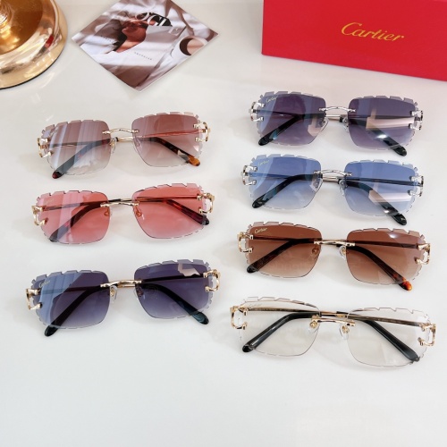 Replica Cartier AAA Quality Sunglassess #1216395 $56.00 USD for Wholesale