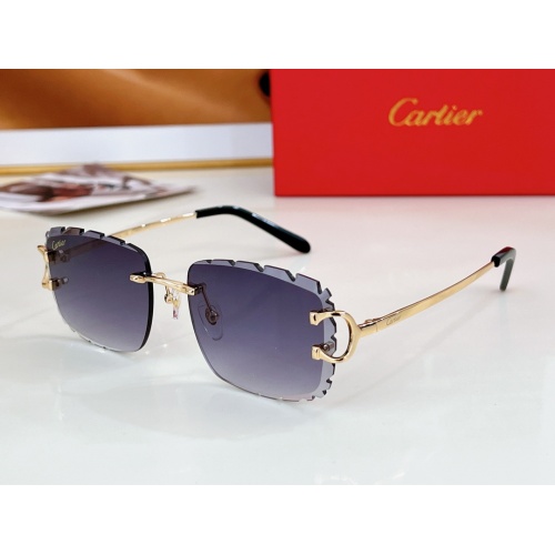 Wholesale Cartier AAA Quality Sunglassess #1216400 $56.00 USD, Wholesale Quality Replica Cartier AAA Quality Sunglassess