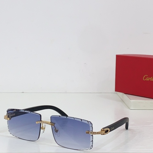 Wholesale Cartier AAA Quality Sunglassess #1216402 $56.00 USD, Wholesale Quality Replica Cartier AAA Quality Sunglassess