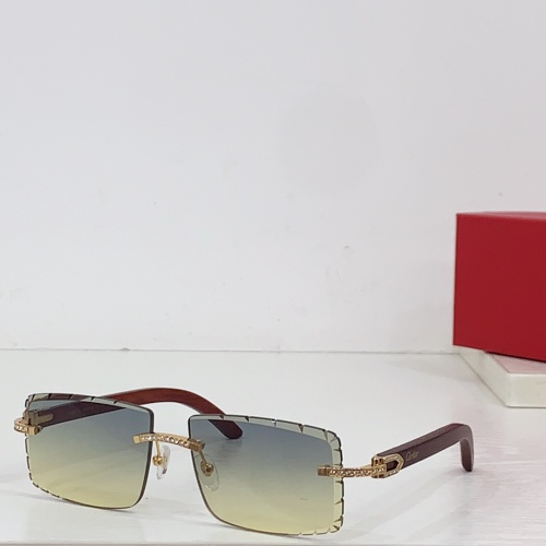 Wholesale Cartier AAA Quality Sunglassess #1216407 $56.00 USD, Wholesale Quality Replica Cartier AAA Quality Sunglassess