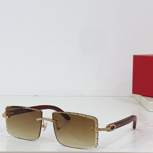 Wholesale Cartier AAA Quality Sunglassess #1216408 $56.00 USD, Wholesale Quality Replica Cartier AAA Quality Sunglassess