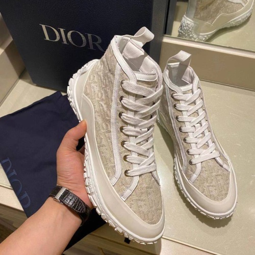 Replica Christian Dior High Top Shoes For Men #1216470 $102.00 USD for Wholesale