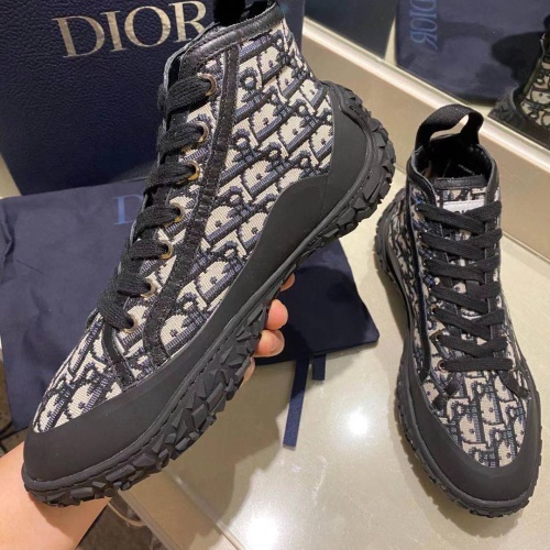 Replica Christian Dior High Top Shoes For Men #1216472 $102.00 USD for Wholesale