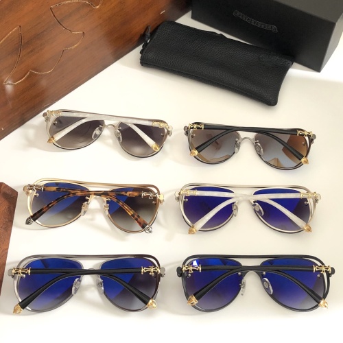 Replica Chrome Hearts AAA Quality Sunglasses #1216485 $60.00 USD for Wholesale