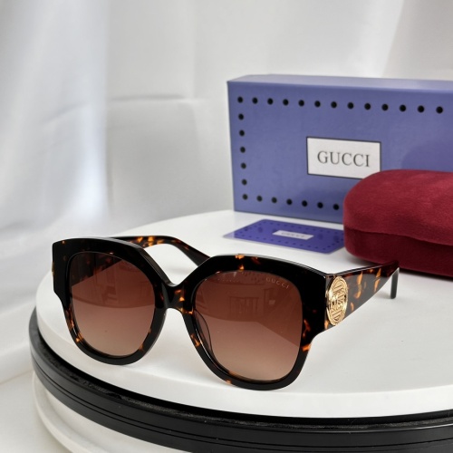 Wholesale Gucci AAA Quality Sunglasses #1216583 $48.00 USD, Wholesale Quality Replica Gucci AAA Quality Sunglasses