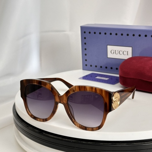 Wholesale Gucci AAA Quality Sunglasses #1216584 $48.00 USD, Wholesale Quality Replica Gucci AAA Quality Sunglasses