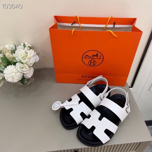 Replica Hermes Sandal For Women #1216586 $72.00 USD for Wholesale