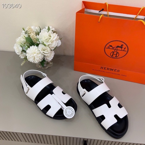 Replica Hermes Sandal For Women #1216586 $72.00 USD for Wholesale