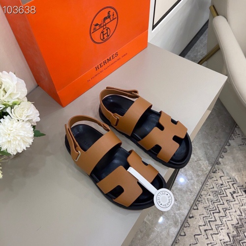 Replica Hermes Sandal For Women #1216588 $72.00 USD for Wholesale