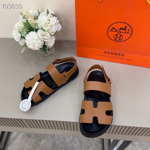 Replica Hermes Sandal For Women #1216588 $72.00 USD for Wholesale