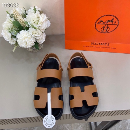 Replica Hermes Sandal For Women #1216588 $72.00 USD for Wholesale