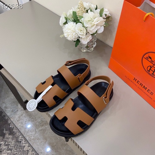 Wholesale Hermes Sandal For Men #1216589 $76.00 USD, Wholesale Quality Replica Hermes Sandal