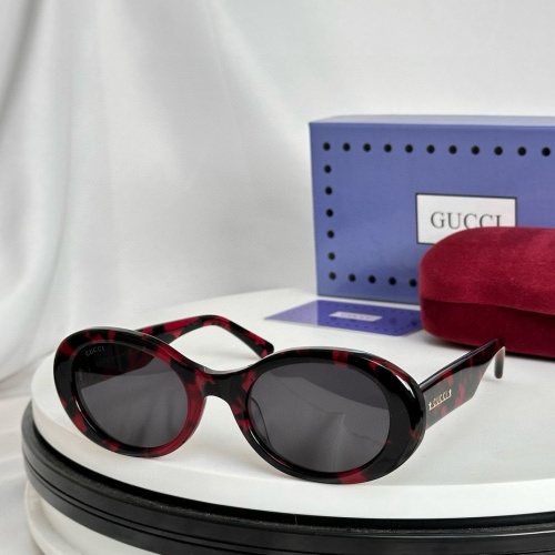 Wholesale Gucci AAA Quality Sunglasses #1216593 $52.00 USD, Wholesale Quality Replica Gucci AAA Quality Sunglasses