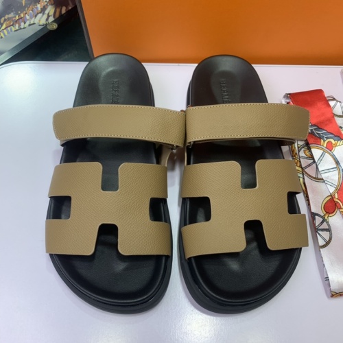 Wholesale Hermes Slippers For Men #1216615 $72.00 USD, Wholesale Quality Replica Hermes Slippers