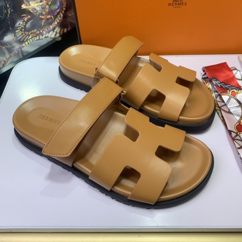 Replica Hermes Slippers For Women #1216622 $76.00 USD for Wholesale