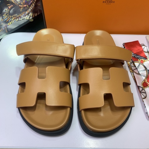 Wholesale Hermes Slippers For Men #1216623 $80.00 USD, Wholesale Quality Replica Hermes Slippers