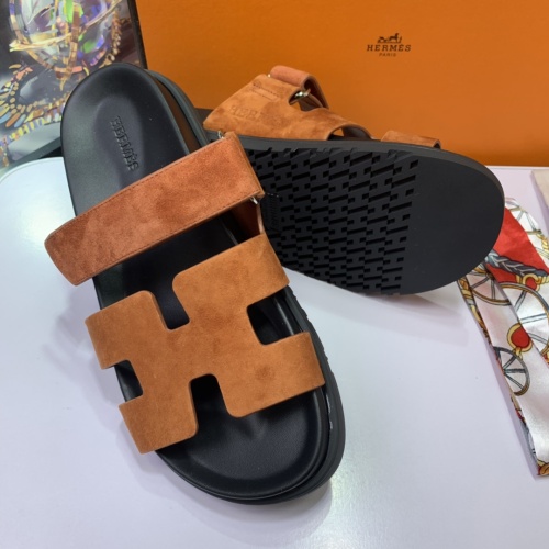 Replica Hermes Slippers For Women #1216626 $72.00 USD for Wholesale