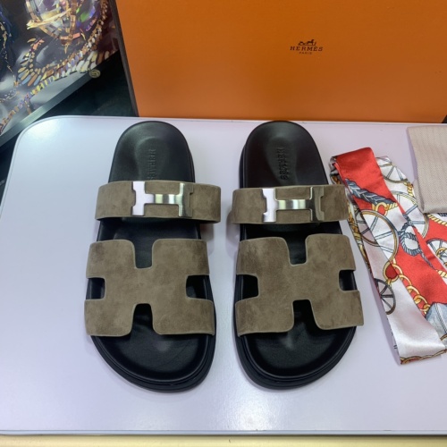 Wholesale Hermes Slippers For Women #1216639 $72.00 USD, Wholesale Quality Replica Hermes Slippers